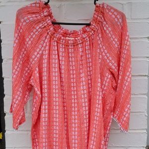 Westbound Orange Blouse